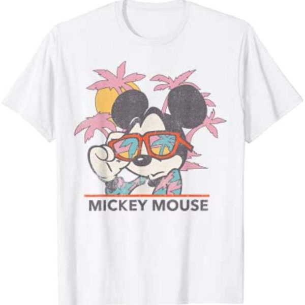 Disney Mickey Mouse Tropical Portrait T-Shirt For Dad – The Best Shirts For Dads In 2023 – Cool T-shirts