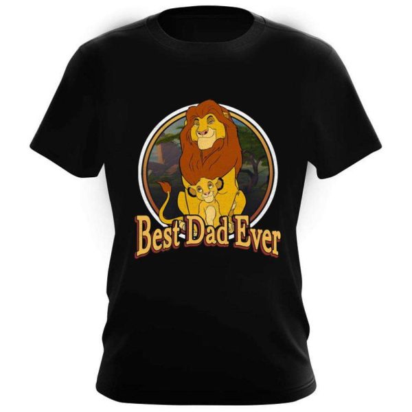 Disney The Lion King Best Dad Ever Mufasa Dad Shirt – The Best Shirts For Dads In 2023 – Cool T-shirts