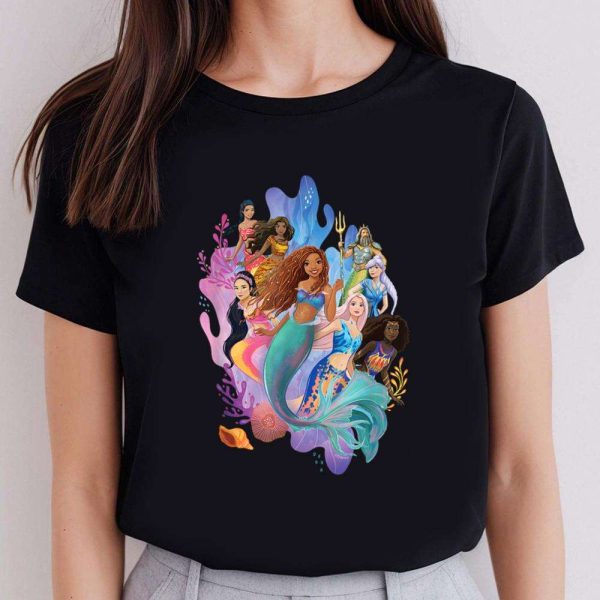 Disney The Little Mermaid Ariel Royal Ocean Dad And Daughter Shirt – The Best Shirts For Dads In 2023 – Cool T-shirts