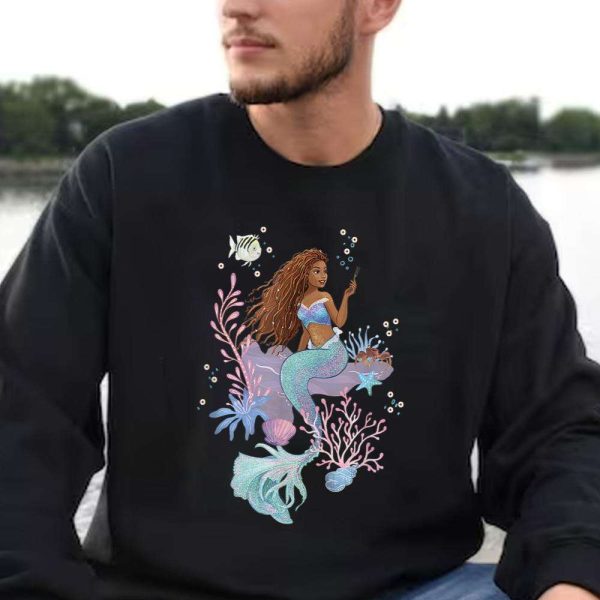 Disney The Little Mermaid Ariel Sebastian Mom And Dad Shirts – The Best Shirts For Dads In 2023 – Cool T-shirts