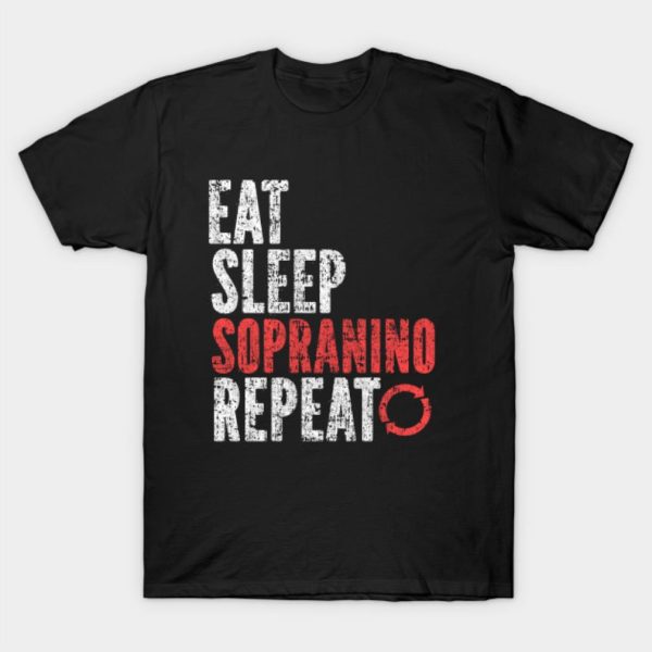 Eat sleep sopranino repeat Halloween T-shirt