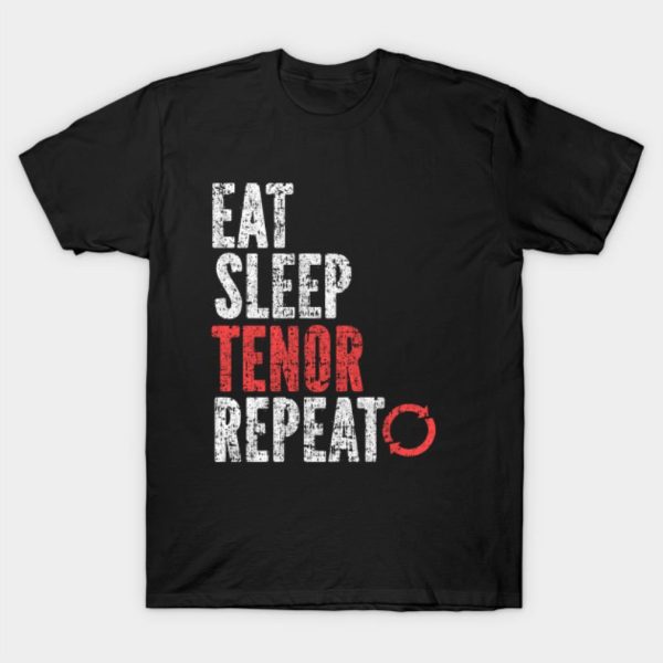 Eat sleep tenor repeat Halloween T-shirt