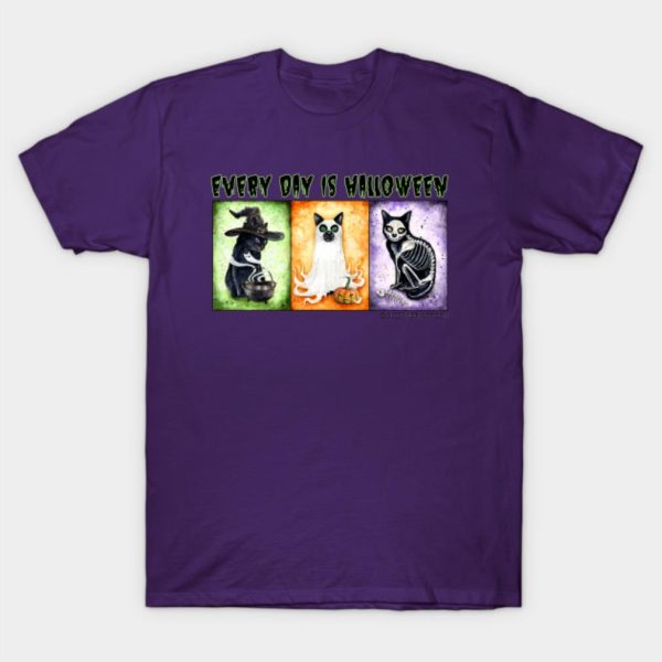 Every Day is Cat Halloween T-shirt