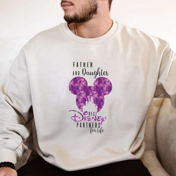 Father And Daughter Best Disney Partner Of Life – Dad Shirt – The Best Shirts For Dads In 2023 – Cool T-shirts