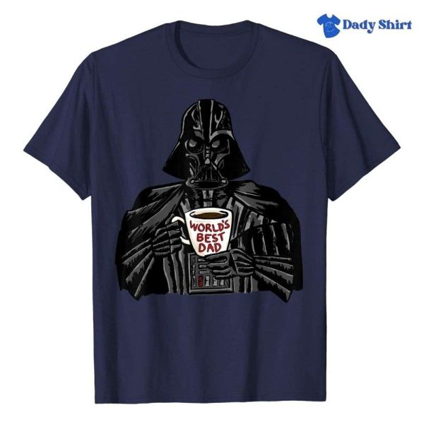 Father’s Day Vader World’s Best Dad Star Wars Daddy Shirt – The Best Shirts For Dads In 2023 – Cool T-shirts