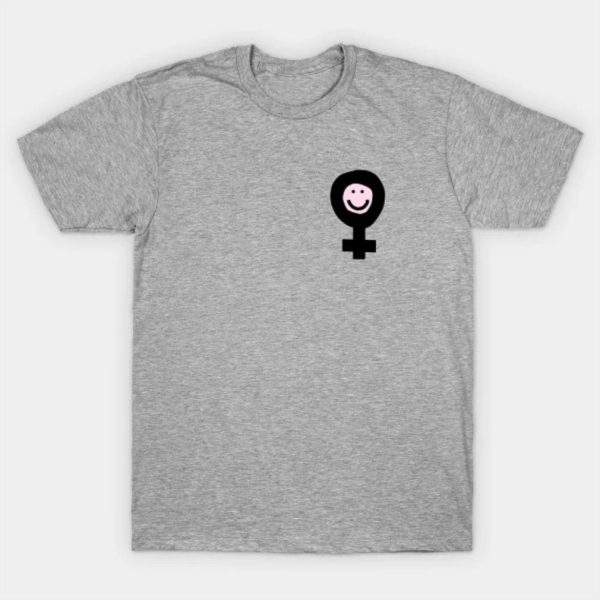 Female Smile for a Minimal Feminist Women’s Day T-Shirt