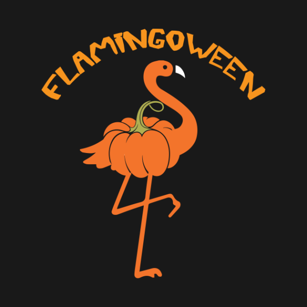 Flamingo Funny Halloween Flamingoween T-shirt