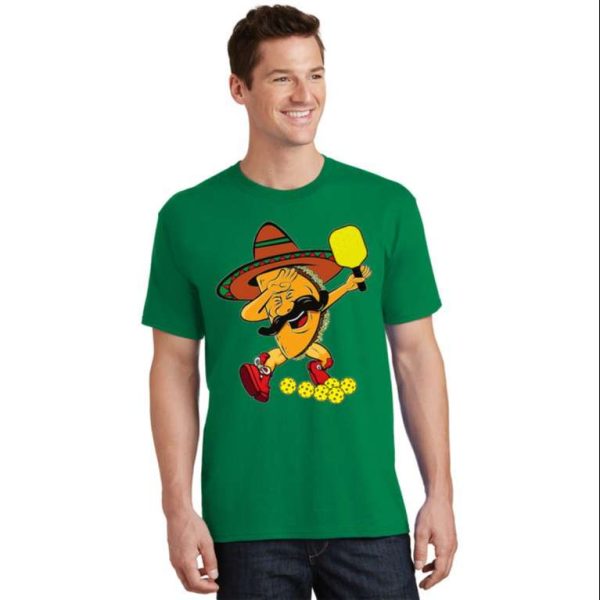 Funny Dabbing Taco Pickleball Ball Sport Lover Cinco De Mayo Shirt For Daddy – The Best Shirts For Dads In 2023 – Cool T-shirts