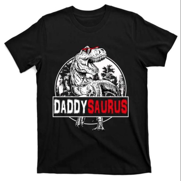 Funny Daddysaurus Sunglasses T-Shirt – The Best Shirts For Dads In 2023 – Cool T-shirts