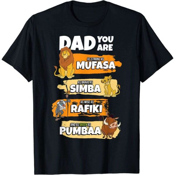 Funny Disney The Lion King Dad T-Shirt – The Best Shirts For Dads In 2023 – Cool T-shirts