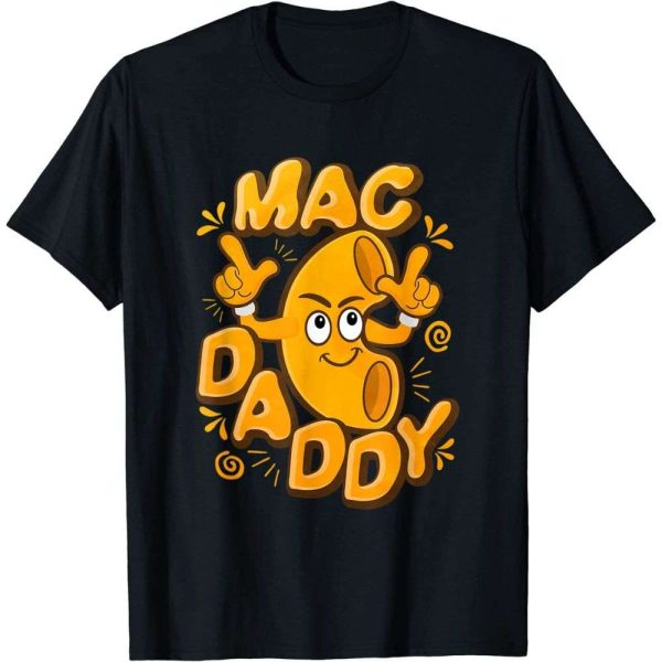 Funny Mac N Cheese Daddy T-Shirt – The Best Shirts For Dads In 2023 – Cool T-shirts