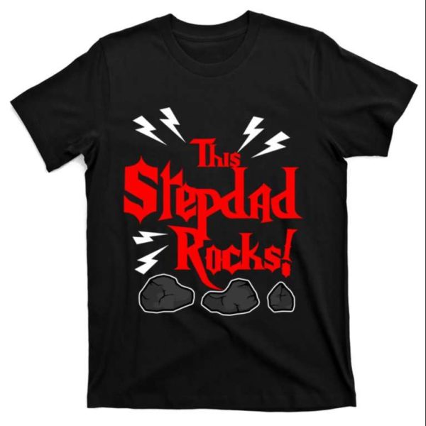 Geologist This Stepdad Rocks – Funny Step Dad Shirts – The Best Shirts For Dads In 2023 – Cool T-shirts