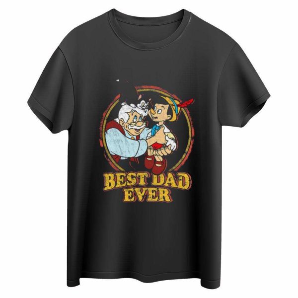 Geppetto And Pinocchio Best Dad Ever – Disney Dad Shirt – The Best Shirts For Dads In 2023 – Cool T-shirts