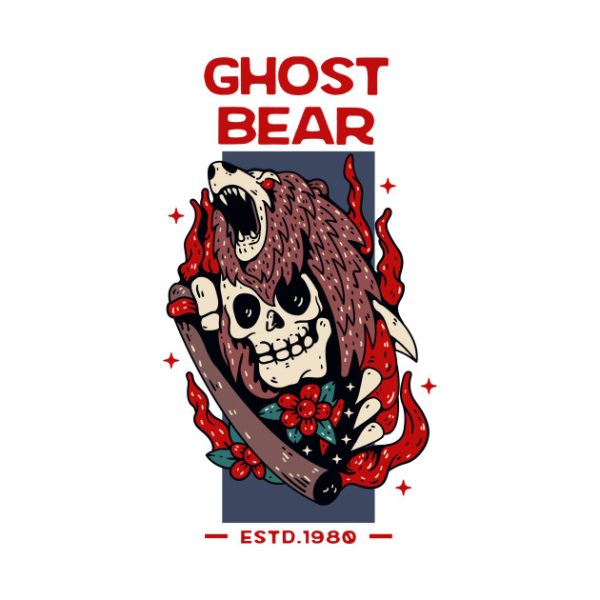 Ghost Bear estd 1980 Halloween t-shirt