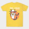 Ghost Cow Halloween Moo T-shirt