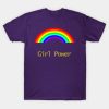 Girl Power Feminism Rainbow T-Shirt
