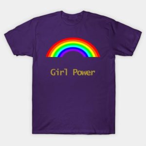 Girl Power Feminism Rainbow T-Shirt