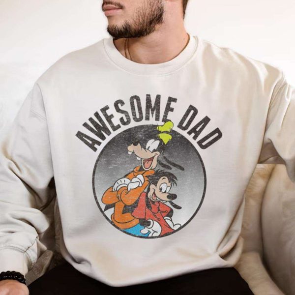 Goofy And Max Awesome Dad – Funny Disney Shirts For Dads – The Best Shirts For Dads In 2023 – Cool T-shirts