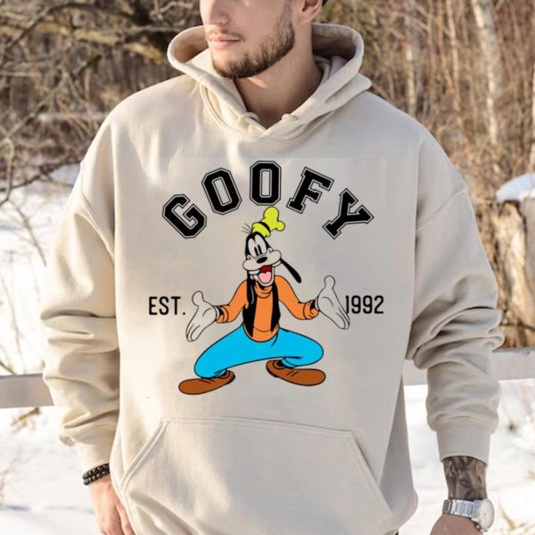 Goofy Est 1992 Character Funny Disney Shirts For Dads – The Best Shirts For Dads In 2023 – Cool T-shirts