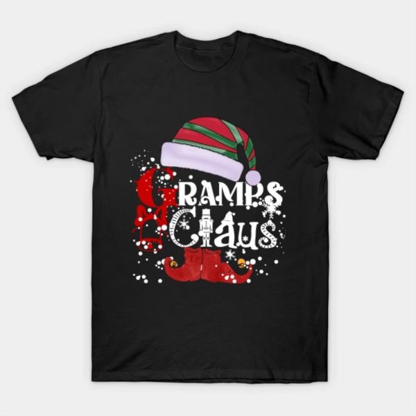 Gramps Claus Santa hat Merry Christmas 2022 T-shirt