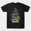 Guitar Christmas tree Merry Christmas 2022 T-shirt