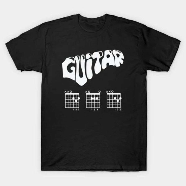 Guitar Dad Chords T-Shirt For Music Lovers – The Best Shirts For Dads In 2023 – Cool T-shirts