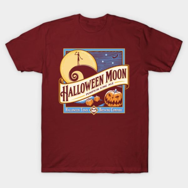 Halloween Moon Pumpkin king ale Jack Skellington T-shirt