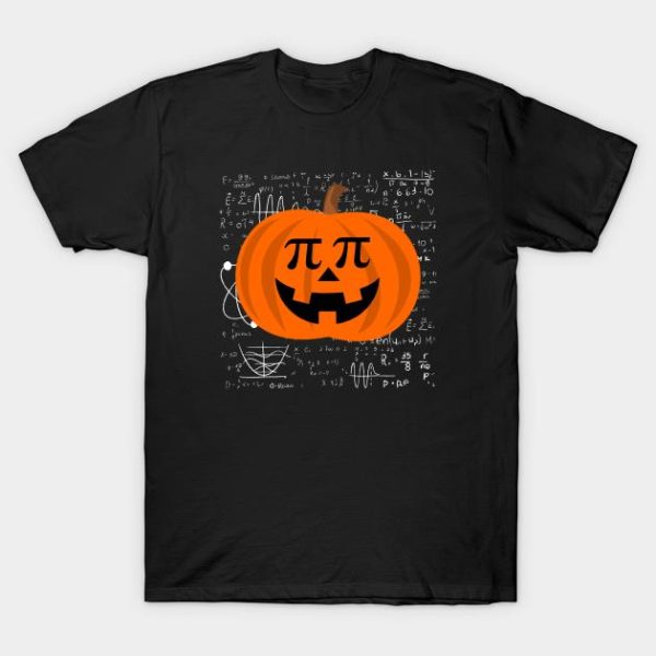 Halloween Pumpkin PI Funny Math T-shirt