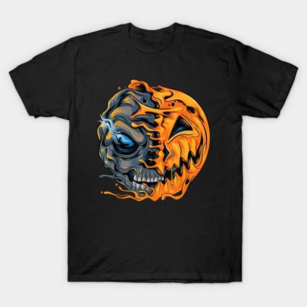 Halloween Pumpkin Skull Zombie Boys t-shirt