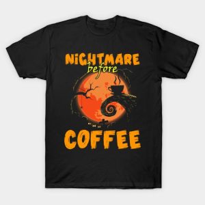 Halloween The Nightmare before Coffee funny drinking gift t-shirt Halloween The Nightmare before Coffee funny drinking gift t-shirt
