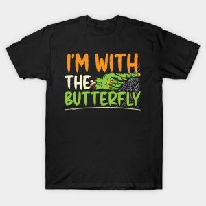 Halloween Zombie hand I’m with the butterfly shirt Halloween Zombie hand I’m with the butterfly shirt