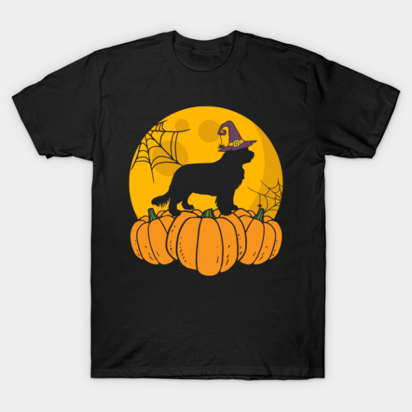 Halloween’s Day Newfoundland Dog pumpkin T-shirt