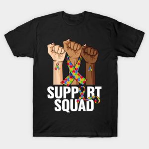 Hands In April We Wear Blue Autism Awareness Month Mom Women T-Shirt Hands In April We Wear Blue Autism Awareness Month Mom Women T-Shirt