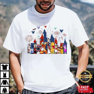 Happy Fourth Of July Disney Character Dad Shirt The Best Shirts For Dads In 2023 Cool T shirts 1