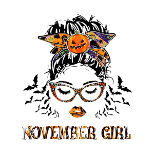 Happy Halloween November girl bats t shirt 2