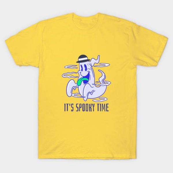 Happy Halloween ghost it’s spooky time t-shirt