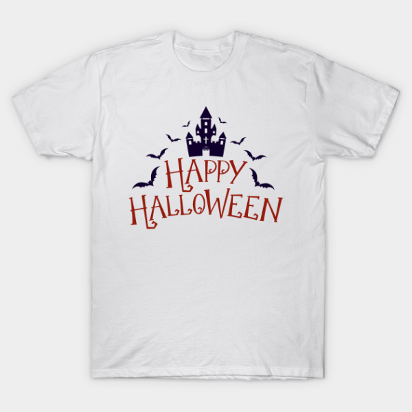 Happy Hallween Castle T-shirt