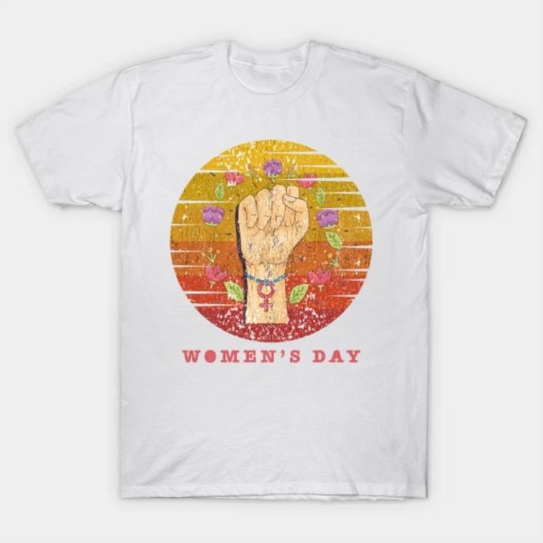 Happy Women’s Day 8th March women’s day Vintage funny 2023 T-shirt