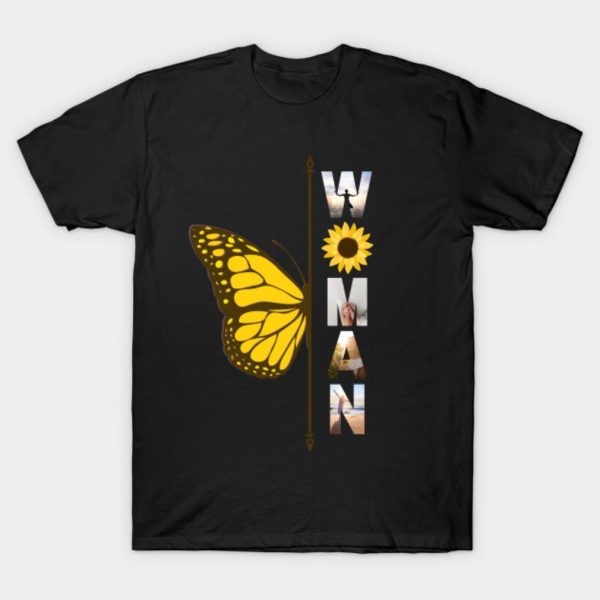 Happy Women’s Day butterfly woman strong funny 2023 T-shirt