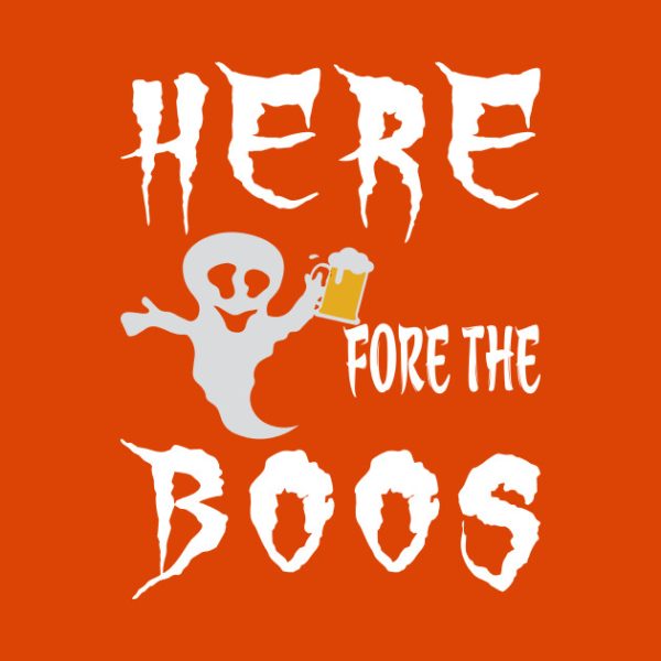 Here Fore The Boos Beer Halloween T-shirt