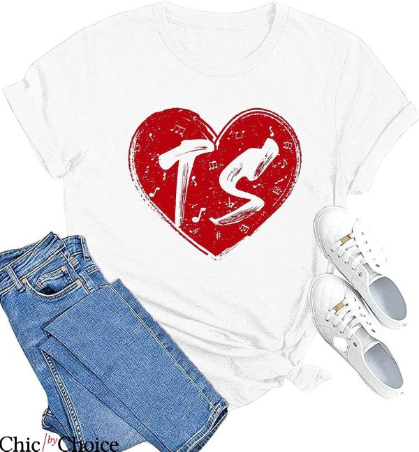 I Heart Taylor Swift T-shirt Heart T.S Concert Music T-shirt