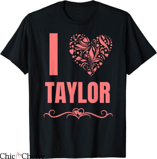 I Heart Taylor Swift T-shirt Vintage Retro I Love Taylor