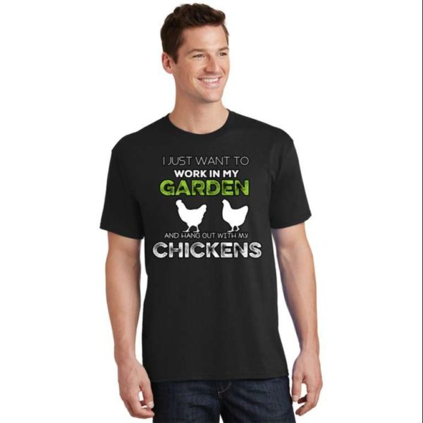 I Just Want Hang With My Chickens T-Shirt – The Best Shirts For Dads In 2023 – Cool T-shirts