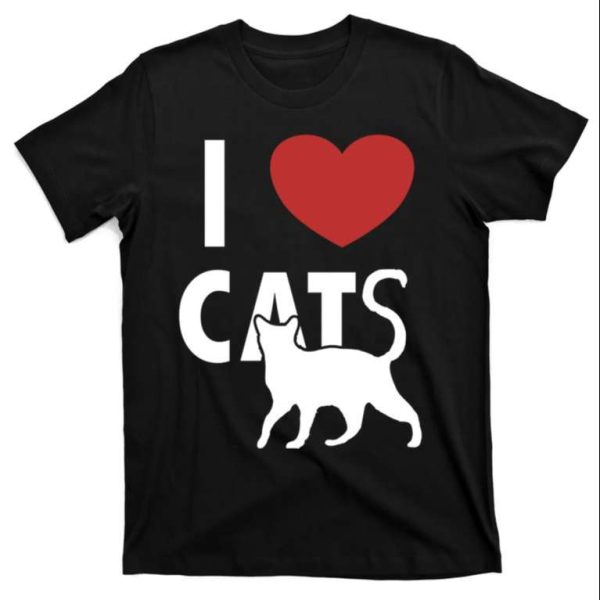 I Love Cats – Daddy Cat Lovers T-Shirt – The Best Shirts For Dads In 2023 – Cool T-shirts
