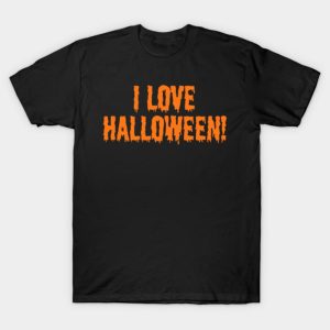 I Love Halloween T shirt 1