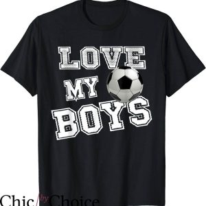 I Love My Ex T-Shirt Retro I Love My Boys Soccer Trending