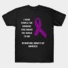 I Wear Purple For Someone Who Means The World To Me International Women’s Day Awareness T-Shirt