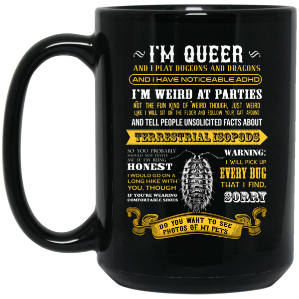 I’m Queer And I Play Dungeons And Dragons Have Noticeable Adhd Mug