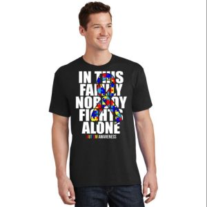 In This Family Nobody Fights Alone Ribbon Autism Awareness Daddy T-Shirt - The Best Shirts For Dads In 2023 - Cool T-shirts 1 In This Family Nobody Fights Alone Ribbon Autism Awareness Daddy T Shirt The Best Shirts For Dads In 2023 Cool T shirts 2