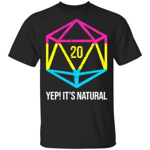 It’s Natural 20 Pansexual Flag Pride LGBT Right Saying T-Shirts It’s Natural 20 Pansexual Flag Pride LGBT Right Saying T-Shirts